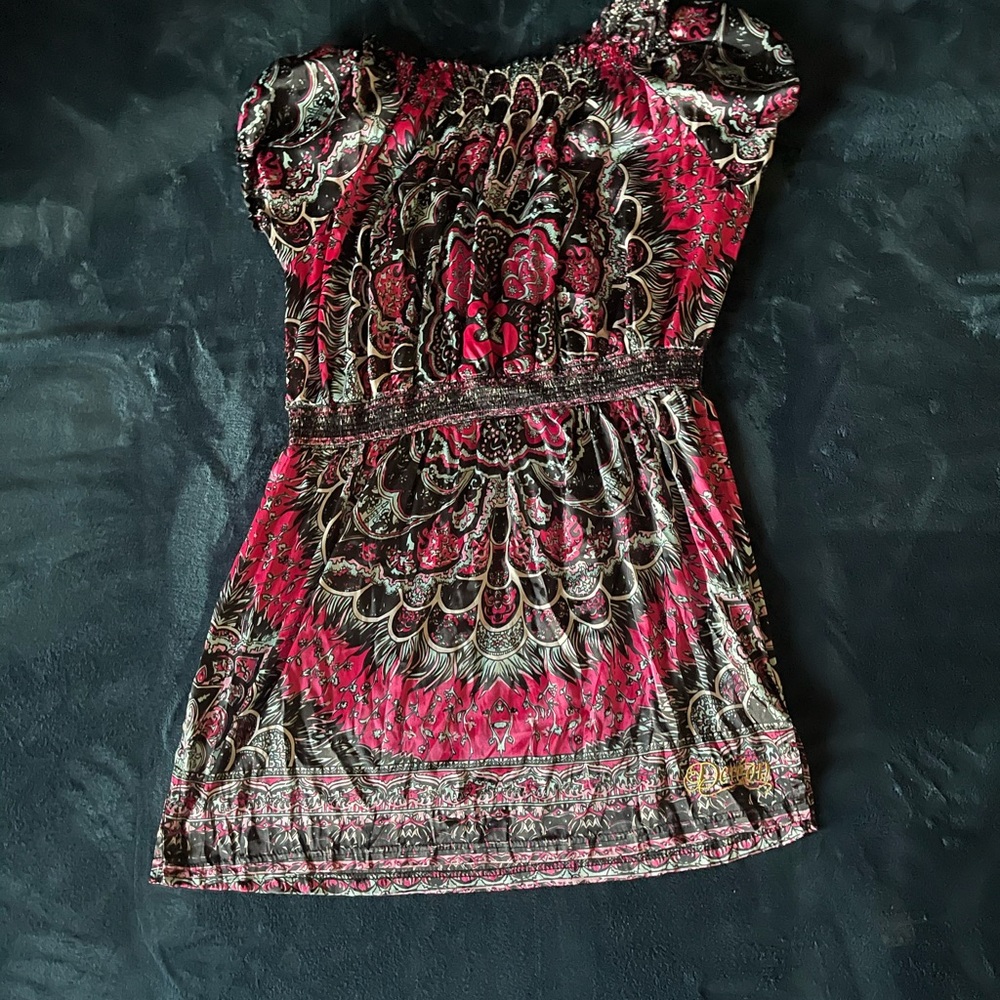 Dereon by Beyoncé Mini Dress with multicolored print!